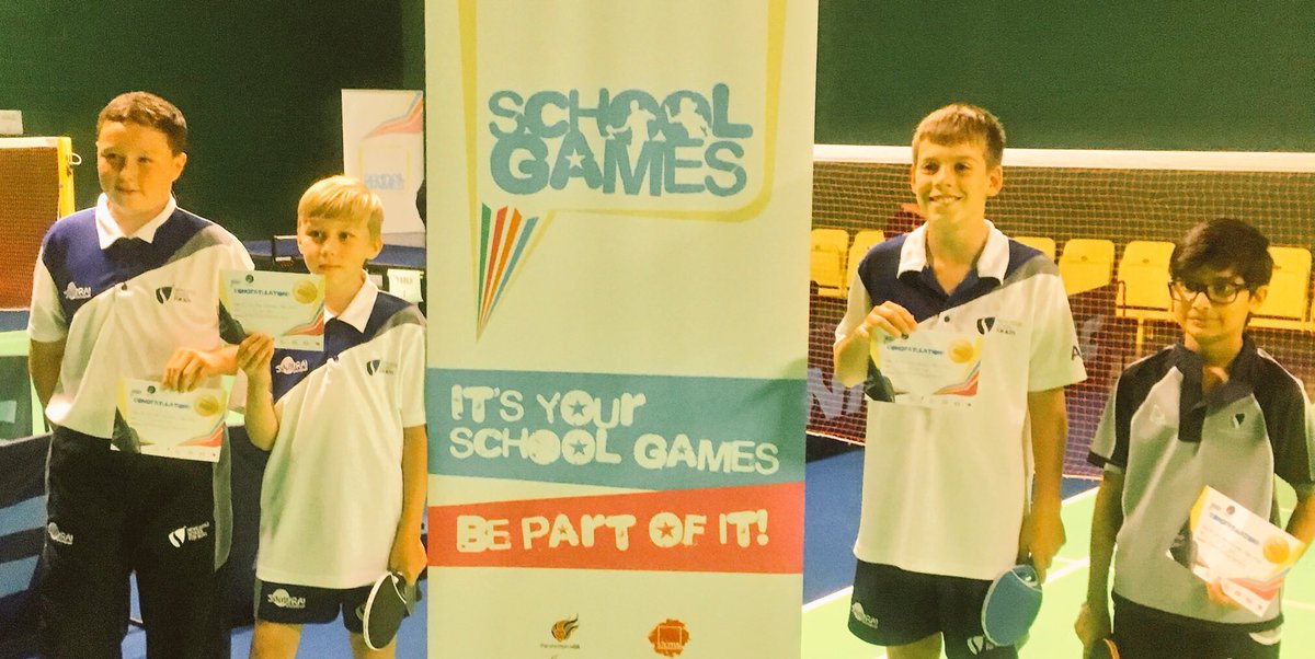 PE_SportService's tweet photo. Good luck to @NSB_Sport who represent #Newcastle 2day in both the U13 & U16 @YourSchoolGames Boys 🏓 @tynewearsport County Finals #extraspin https://t.co/2DYOn5jd0Q