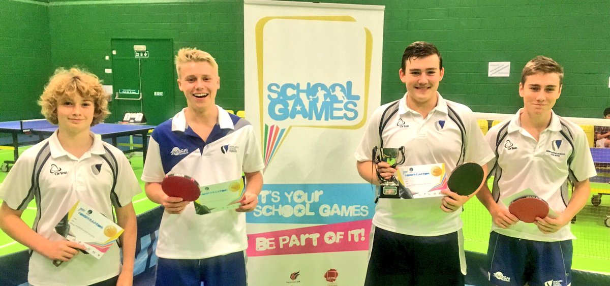 PE_SportService's tweet photo. Good luck to @NSB_Sport who represent #Newcastle 2day in both the U13 & U16 @YourSchoolGames Boys 🏓 @tynewearsport County Finals #extraspin https://t.co/2DYOn5jd0Q