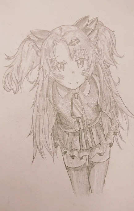 ペンタブ使えないからアナログゆにちゃん!#ゆにぴく 