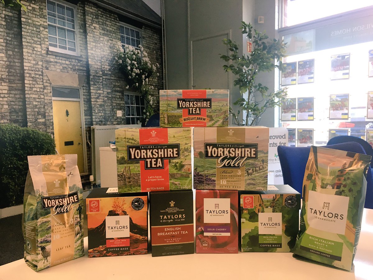 BarbersSales's tweet photo. Thanks to @DarrenGrealy for a bumper delivery from @Taylors & @YorkshireTea! Looking forward to a few #properbrews βοΈβοΈβοΈ https://t.co/dLGx2g7YlL