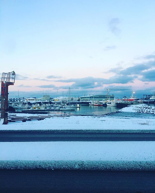 pallettkaffi's tweet photo. The snow has finally arrived! 😃☃️ .
.
.
#snow #hafnarfjörður #hafnarfjordur #220hfj #slippurinn #harbour #port #iceland https://t.co/bLWb0lHMXF https://t.co/LCOoZ7ucSn