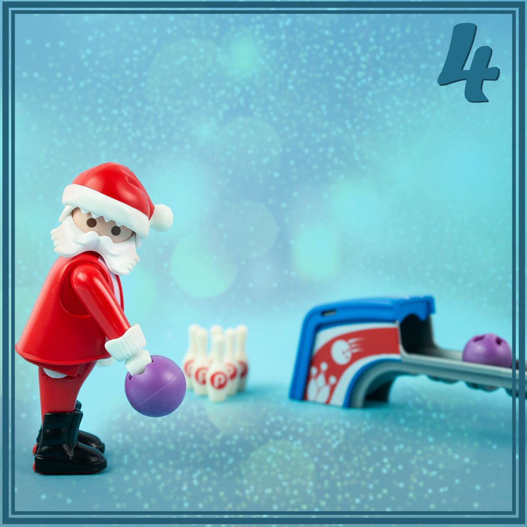 PLAYMOBIL on Twitter: "Santa's favourite hobby is bowling. Why, of course! 😉 #PLAYMOBIL #adventcalendar #christmas / Twitter