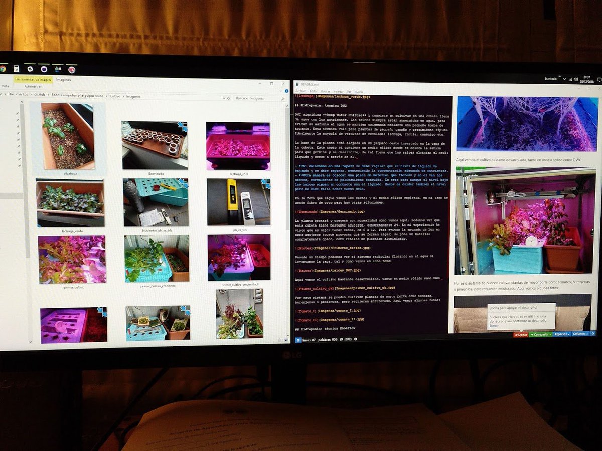 VictorJBarahona's tweet photo. Creando ficheros #markdown mediante #Haroopad para subirlos a mi cuenta #github  . #Foodcomputer #openag #nerdfarmer #opensource @goteofunding @MITOpenAg https://t.co/qrwNApHuPk