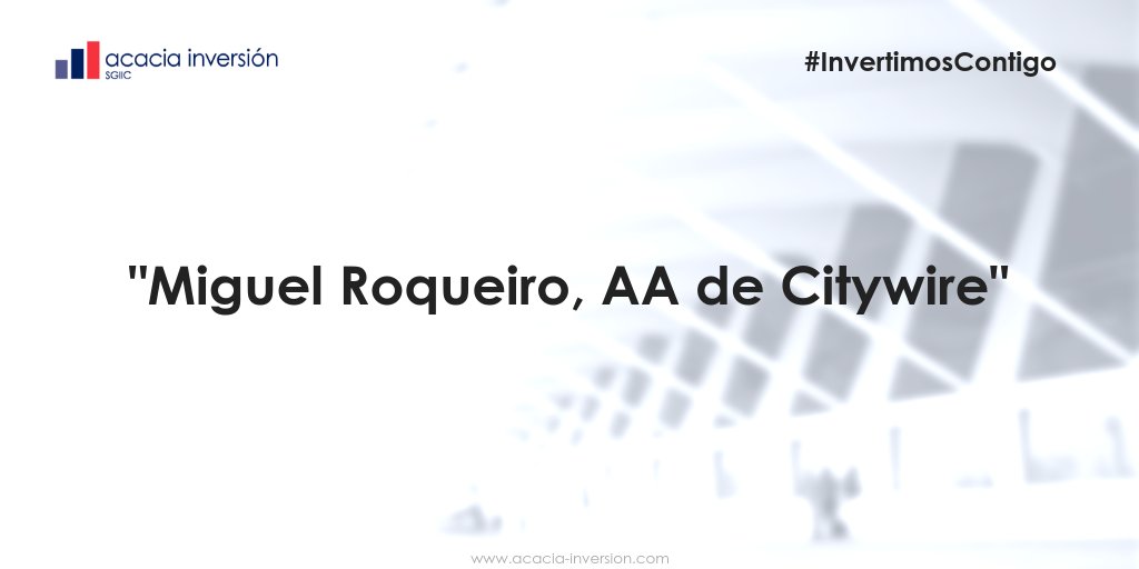 ACACIAINVERSION's tweet photo. Nuestro director de inversiones, Miguel Roqueiro, calicación #AA de CItywire:

https://t.co/8MsPgFP3JX https://t.co/g3Cvy31ZGI