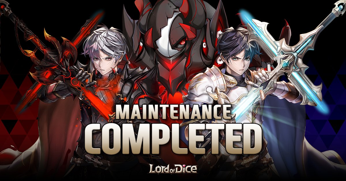 LordofDice_US's tweet photo. Update: We are live!
The maintenance on Dec. 4th is completed. See you in game, Masters~ :)
π² Download Lord of Dice: https://t.co/Kzd9ROyMH4
#LordofDiceUS #LOD_US #Update #Lars #Skin #Raid5F #Gramesse #HiddenSkill #MeliteRelay #DicerParty #SpecialSummon #Mileage #Christmas https://t.co/rXlGfIf4YV