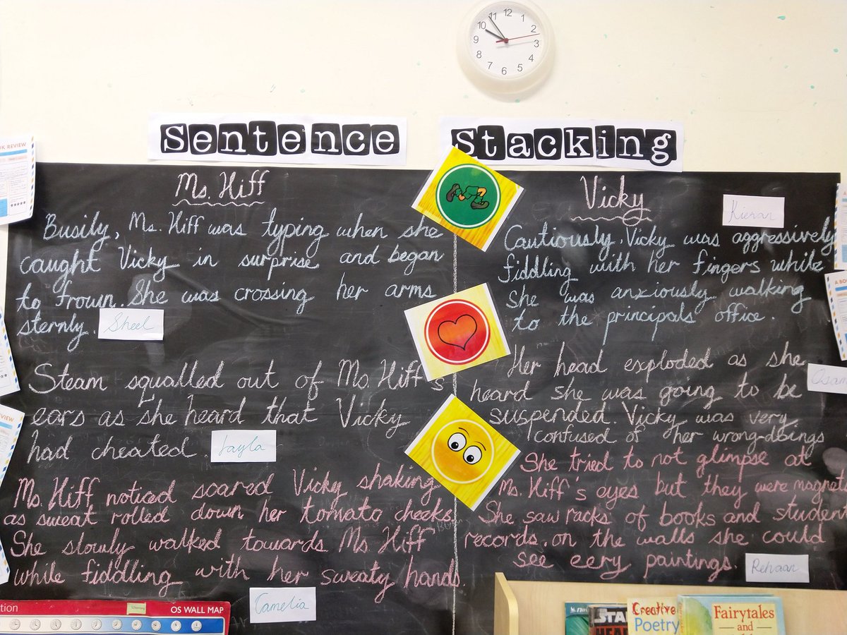 I have been seeing some wonderful successes in our Year 5 sentence stacking lessons this term. My LA's and MA's have been so confident in experimenting with new vocabulary. #his_learning