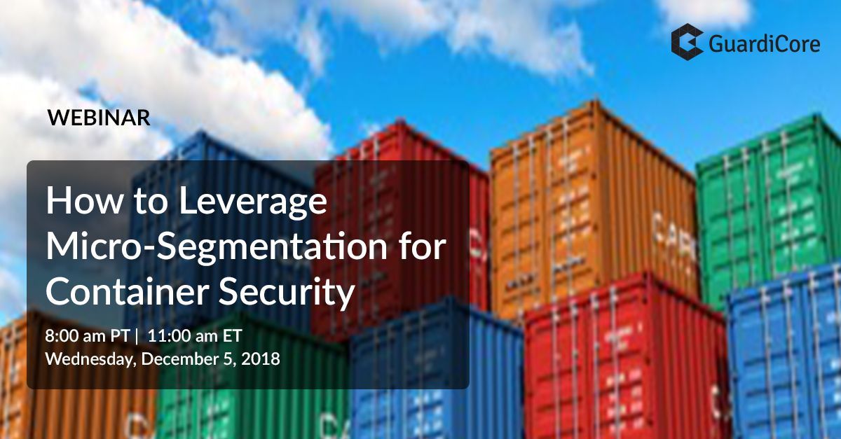GuardicoreD's tweet photo. Morgen Webinar über #Microsegmentierung und Container-Sicherheit — mit @CyberCaffeinate und @igorlivs — jetzt anmelden! https://t.co/05HhXwGSLj https://t.co/5l4sFXNBrP