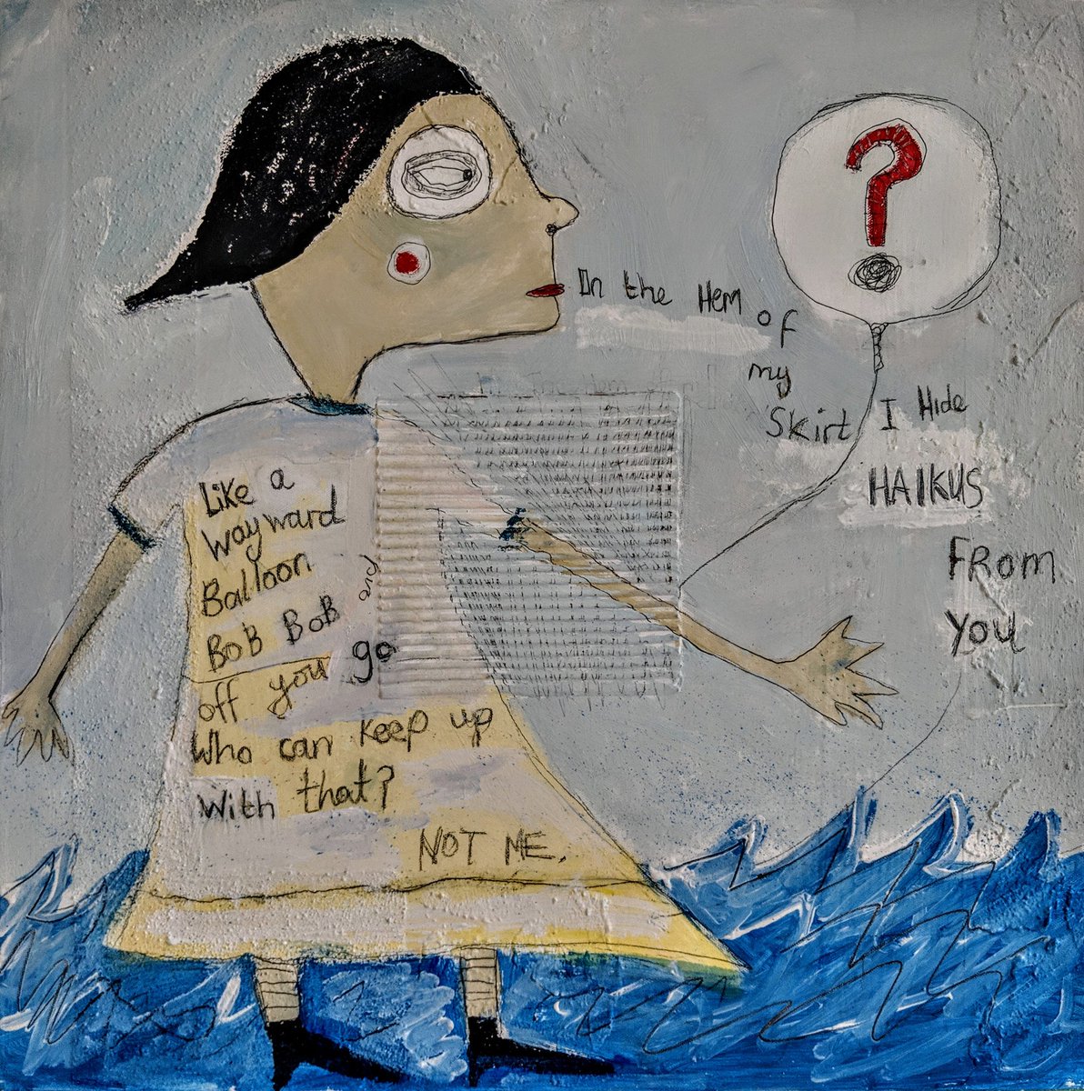 Samborambo8's tweet photo. Work in progress.
In the Hem of my skirt I keep haikus from you.
#haiku
#hiddenstuff
#workinprogress
#art
#hullartist https://t.co/KtwpRi5FF4