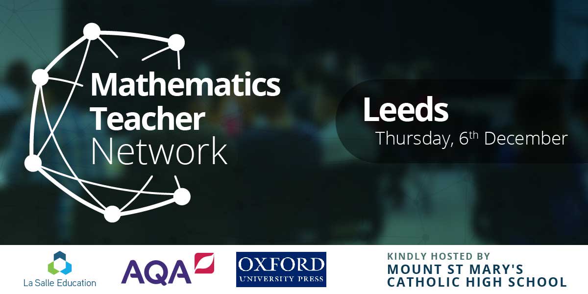 LaSalleEd's tweet photo. Our MTN event is a FREE CPD for Maths Teachers!

The event will take place at@MSMHub in Leeds, hosted by @MathsMattersMSM.

Workshops from Roger Ray (@AQAMaths),  @berniewestacott (@OxfordEdMaths) and @RJS2212 (@LaSalleEd).

Get your FREE ticket today:
https://t.co/vDTnlTIo7o https://t.co/zBqHrHUcFa
