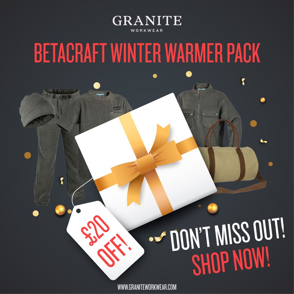 GWorkwear's tweet photo. Keep your loved ones warm this Christmas with our Betacraft Fleece Pack Promo! 🎄❄️

Including 4 fleece clothing items and an overnight bag, this Winter Warmer Gift Pack makes the ideal Christmas present!

Shop Now While Stocks Last: https://t.co/ODOEzAqu4D

#christmasgiftideas https://t.co/zbrYfCYy9V
