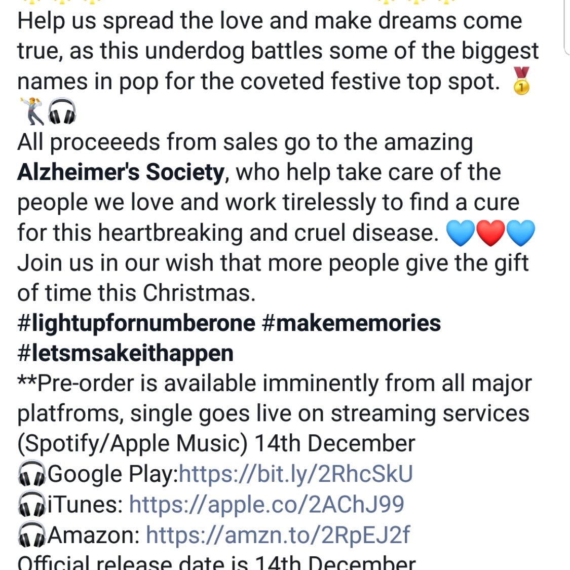 SamCoop56462370's tweet photo. @EamonnHolmes @alstewitn Hi Eammon can you please please either give @Flaketweet a shout out or a retweet ! There taking on the big boys and going for no1 #Daretodream , pls pls help and support us x https://t.co/rtHsZKtdSN