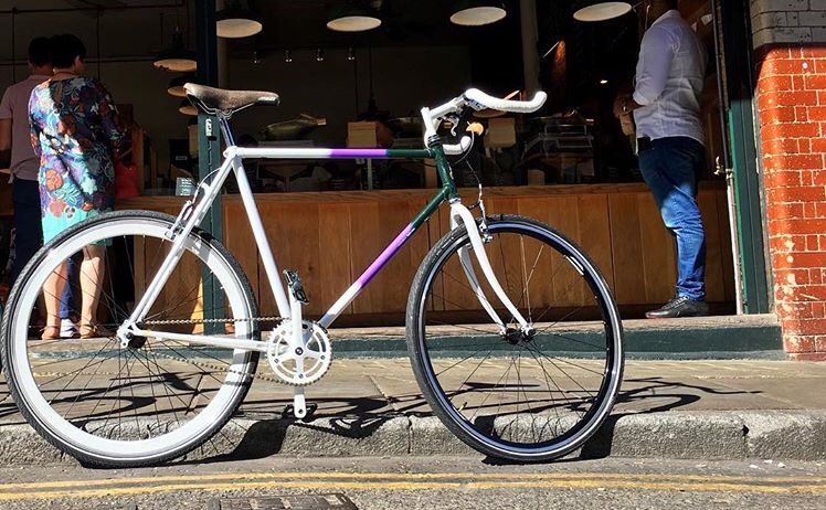 @StolenRide bike stolen from The Leathermarket Workspace yesterday, next to London bridge station - 03/12 single speed Raleigh