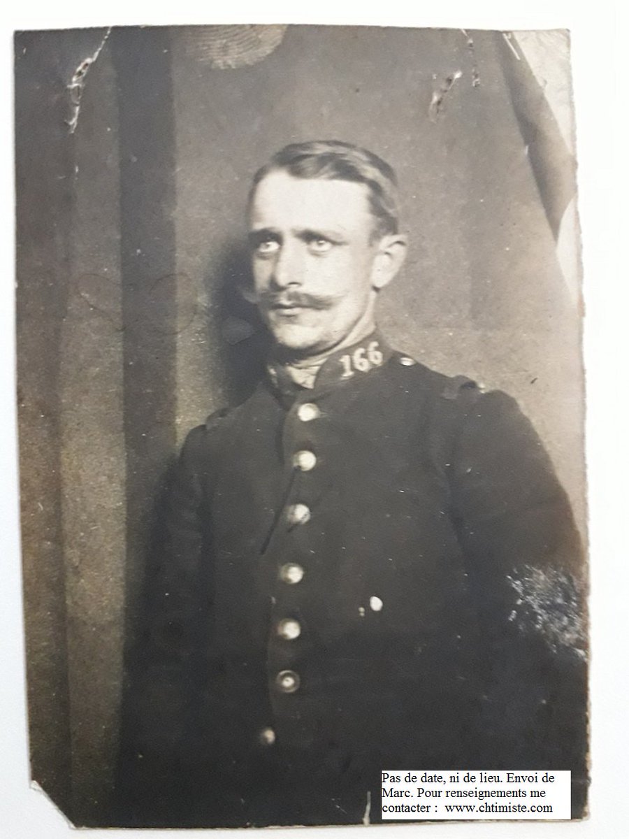 Le_Chtimiste's tweet photo. Inconnu du 166e régiment d'infanterie - Merci à Marc - #Chtimiste #Infanterie19141918 #166eRI https://t.co/rGHCMc0l7a