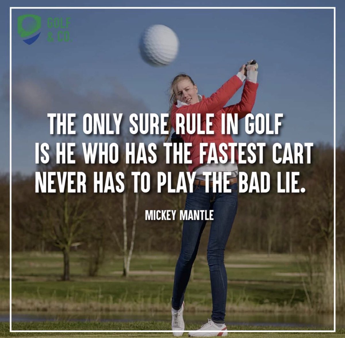 GolfandCo1's tweet photo. Quote for the day!! #golf  #golflife #golfandco #quote #picoftheday #golftips #dubai #uae #asia #europe #uk #putting #green #ball #vacation #teetime #quotes #shot #golfclub #club #golfer 🏌️‍♀️ 🏌️‍♂️ ⛳️ https://t.co/a513QD6cEV