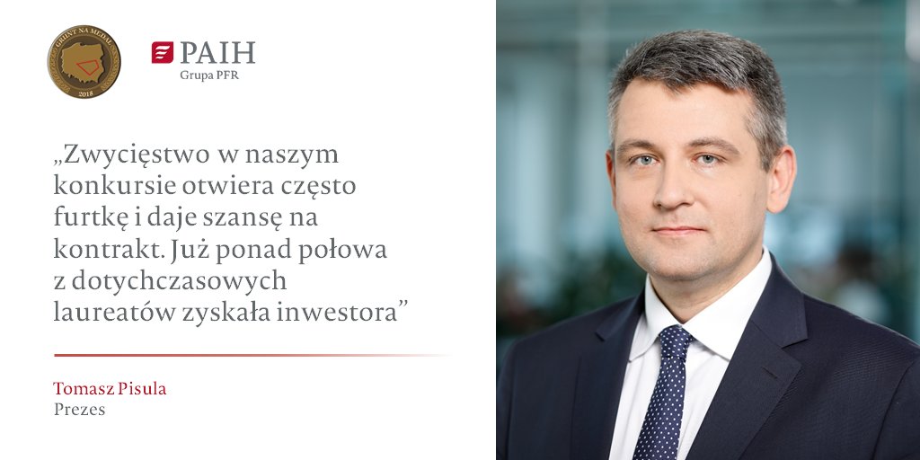 PAIH_pl's tweet photo. T.#Pisula: Łącznie 70 z 112 zwycięzców udało się zagospodarować teren. Zdrowa rywalizacja w #GruntNaMedal to okazja do podpatrywania „jak to robią inni”. Daje samorządom impuls do budowania proklienckiej postawy i wyszukiwania najlepszych terenów pod #BIZ #FDI. #PAIH https://t.co/iCTKDSRFht