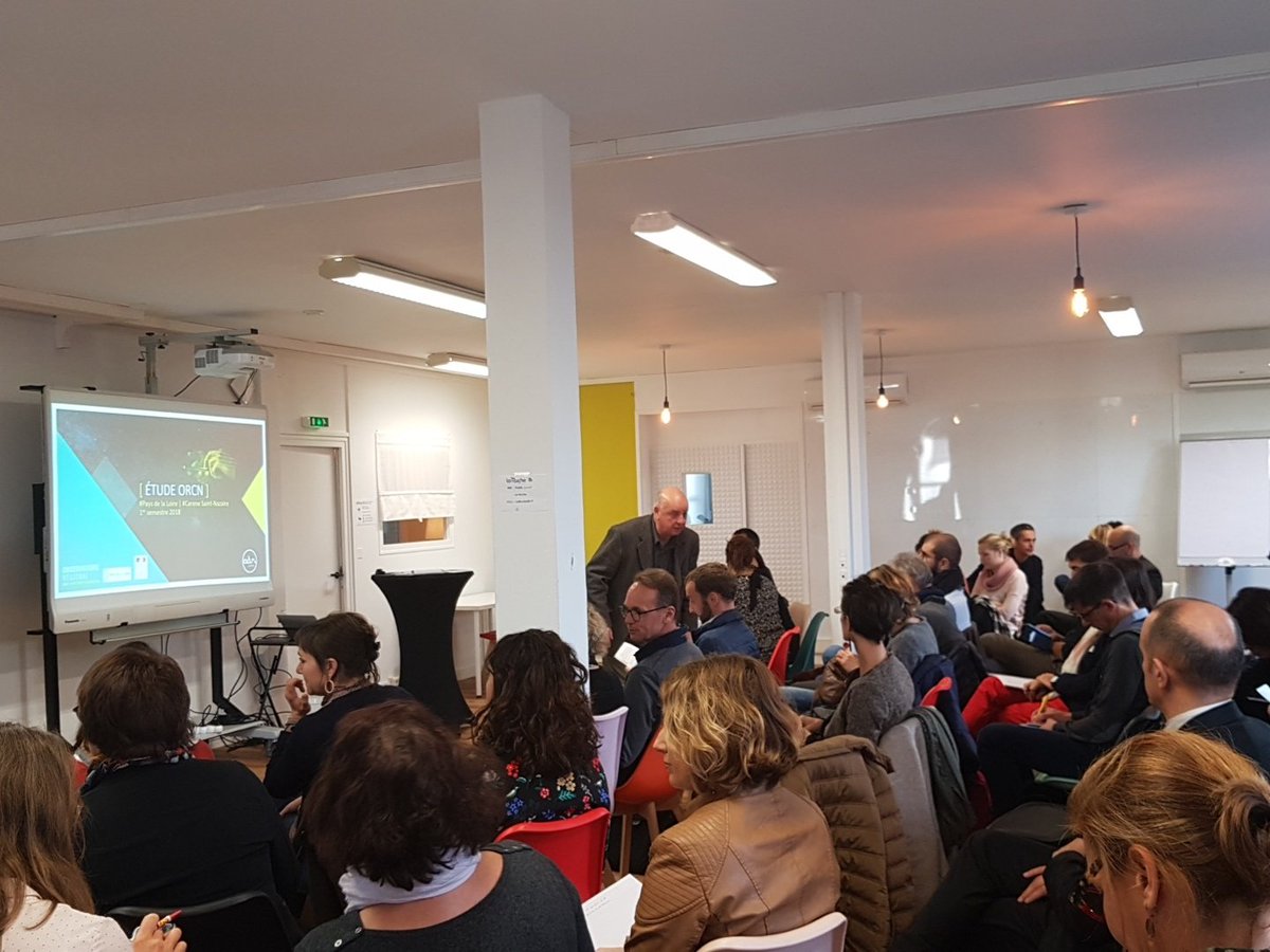 AudreyBataille's tweet photo. #IMIE présente à la restitution de l'étude ORCN @adnouest @carene #paysdelaloire #SaintNazaire https://t.co/xFmhnG6TnH