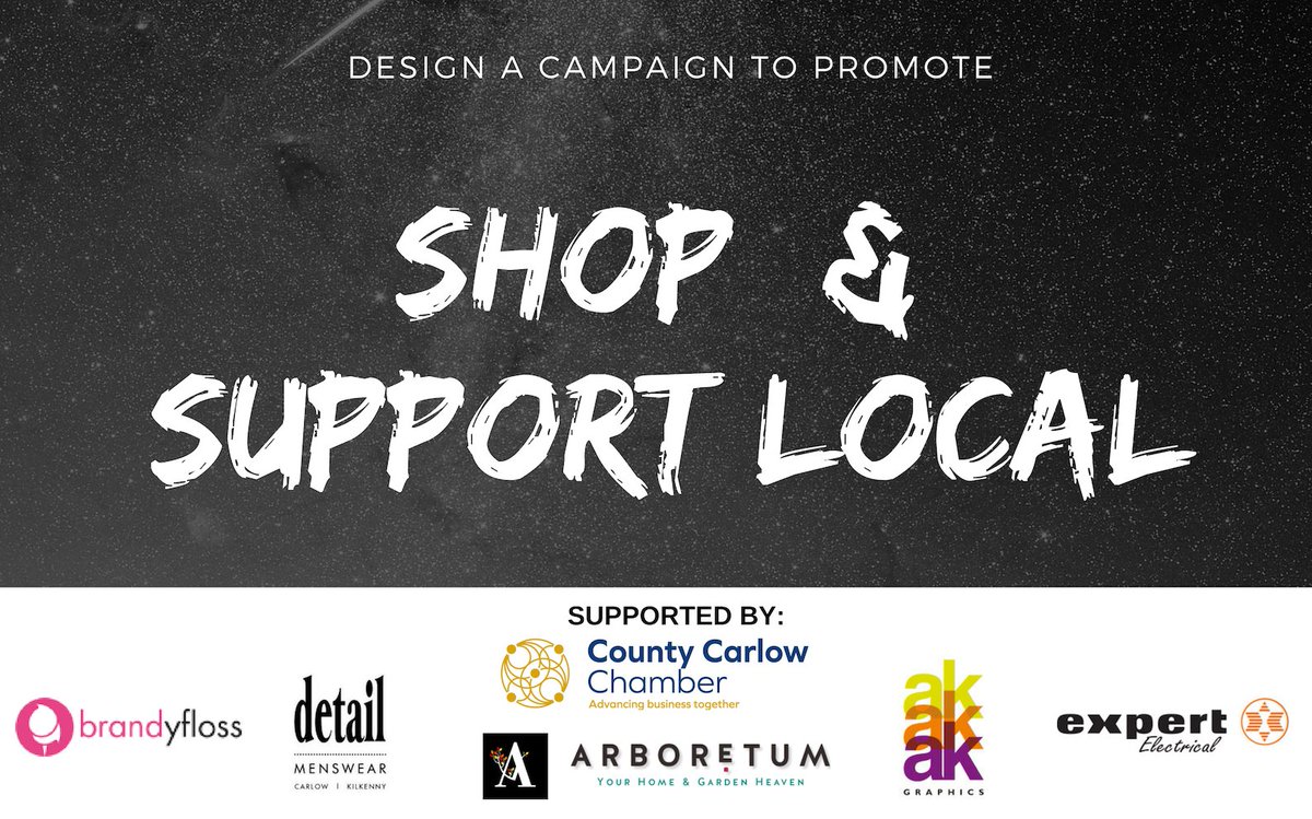 carlowchamber's tweet photo. Tomorrow is bound to be a day full of creativity as students from @TY_CBSCARLOW &amp; @stleoscarlow present their campaigns for promoting #ShopSupportLocal to a panel of expert judges.  
https://t.co/R4pxDz08ZB https://t.co/OdB51EZqed
