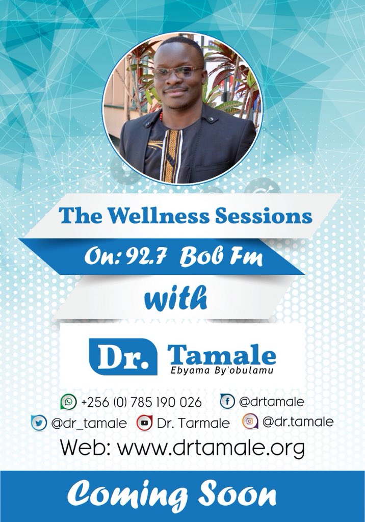 DrEddyClinic's tweet photo. RT @dr_tamale: Starting tomorrow 8-9 pm... The Wellness Sessions at #TheCoach @927BobFM every Wednesday. #ancestralhealth #ultrawellness #functionalmedicine @kybedi_derek @DukeBryanUG @BennyStrikar @moonjahroo @kirstendae @ecctheugandan https://t.co/IcxI7Tz4Tv
