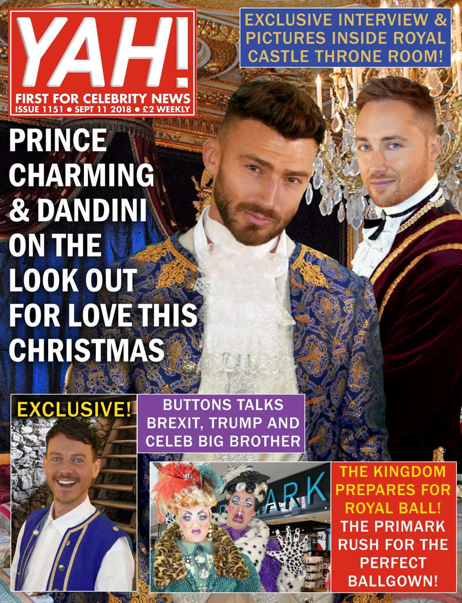 KingsTheatre's tweet photo. Prince Charming aka @JakeQuickenden &amp; Dandini aka @MarcusPatrick1 featured at The Kings this Christmas in Cinderella, who's coming to see the famous duo? Grab front row tickets today! https://t.co/kzoOdZD5O0 #KTPanto #Cinderella https://t.co/CdVaQBUT68