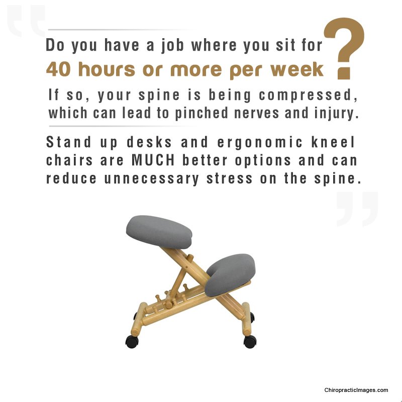 Desk-job? 

Get-up?