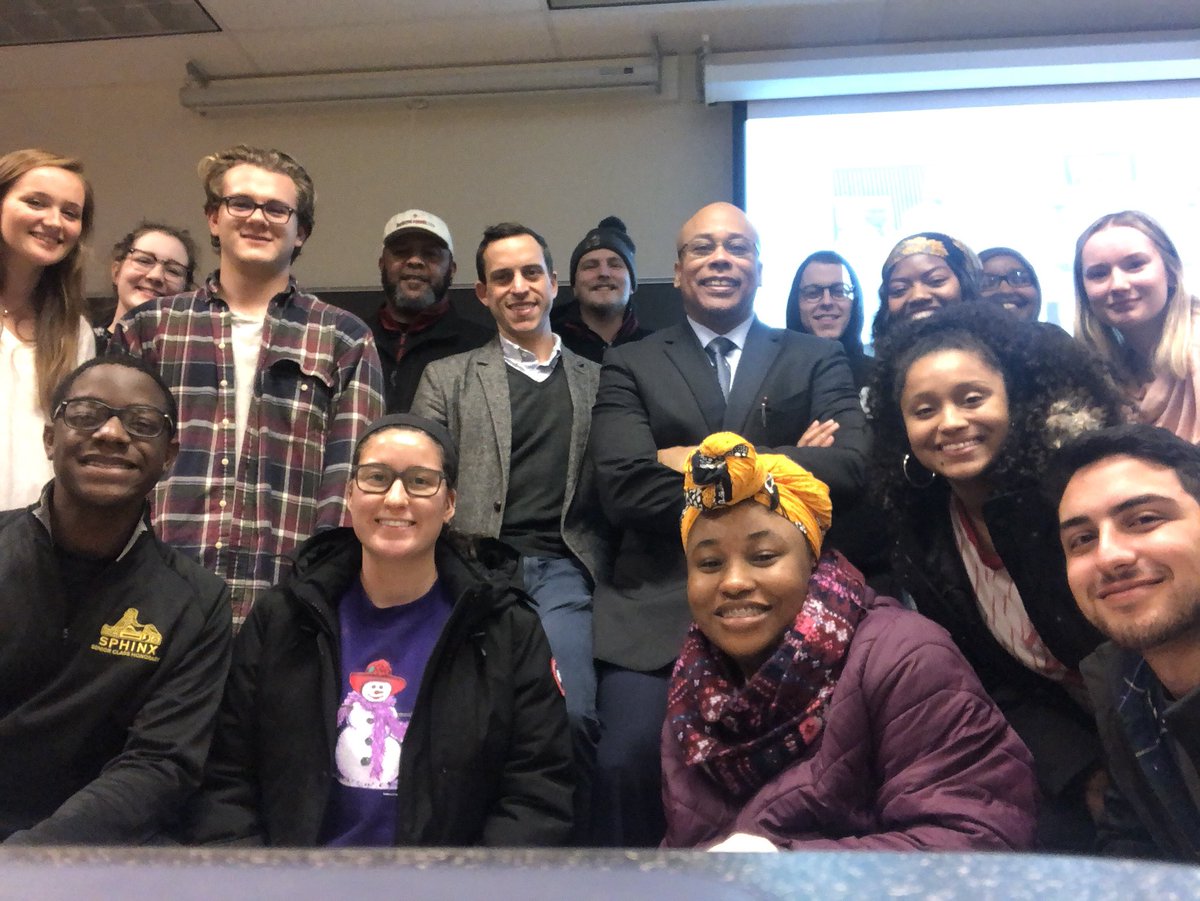 Last day of instruction in African-American Studies 4326: Healthcare Disparities. Today: “Diversity enhancement in medicine: A strategy to combat healthcare disparities.” What are the best practices? Pull up a chair—class is in session! <a href="/AfricanaCarr/">Greg Carr</a> <a href="/Osuafamast/">AAAS at OSU</a> <a href="/OhioStateMed/">The Ohio State University College of Medicine</a>