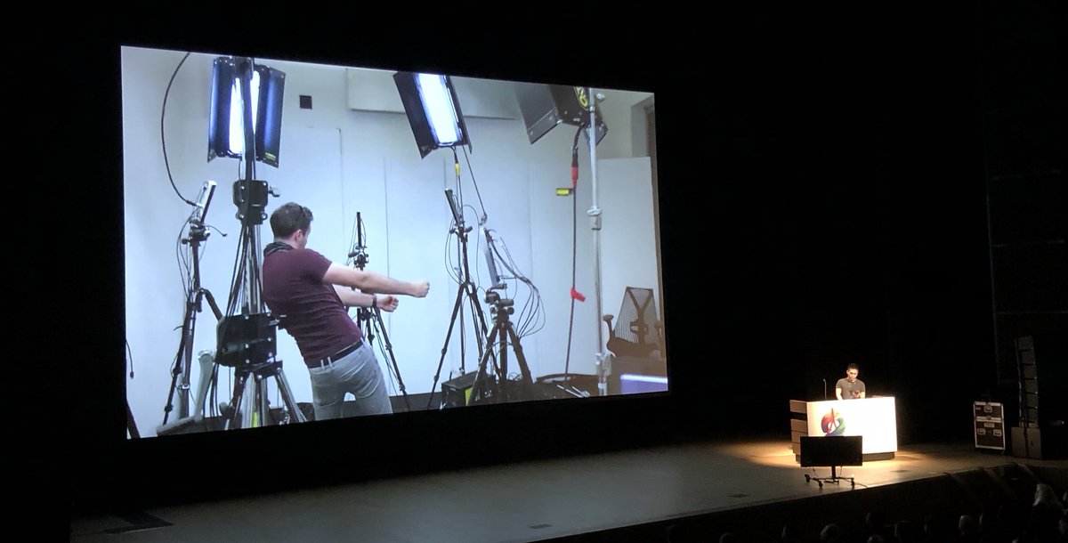 seanfanello's tweet image. Rohit Pandey presenting #LookinGood with #NeuralRendering and Danny Tang showing Real-time #3DCompression and streaming of #VolumetricVideos! #SIGGRAPHAsia #DeepLearning