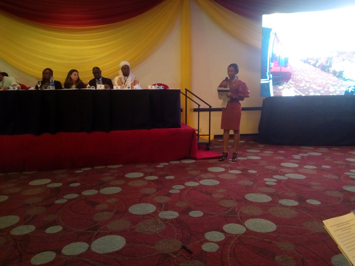 Lilian Anyanwu presenting the recap of the youth Pre-conference
#FPYouth #FP4NaijaYouth