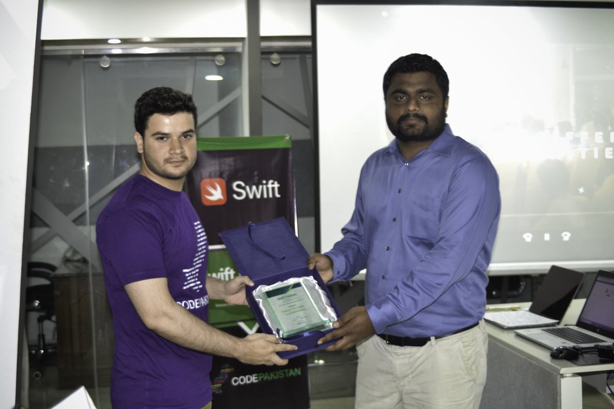 CodePakistanio's tweet image. Swift Pakistan Meetup VI - at @KoderLabsLLC | For more pictures headover to our facebook page facebook.com/codepakistan.io | @swiftpakisan - #Meetup #SwiftPakistan #Devncode #KoderLabs #CodePakistan