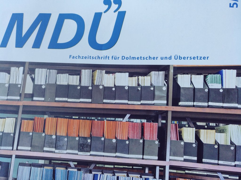 #Terminologie und Korpora: Titelthema der aktuellen <a href="/DasMDUE/">MDÜ</a>-Ausgabe. Weitere Themen: Dragon NaturallySpeaking, #GKV-Beitrag, "Trumpslations", 13. <a href="/fit_ift/">FIT-IFT</a> Legal Forum, Tag der Sprachendienste 2018, #Hieronymustag 2018 beim #BDÜ und die <a href="/BDUe_eV/">BDÜ Bundesverband d. Dolmetscher u. Übersetzer eV</a>-Fachkonferenz im November 2019