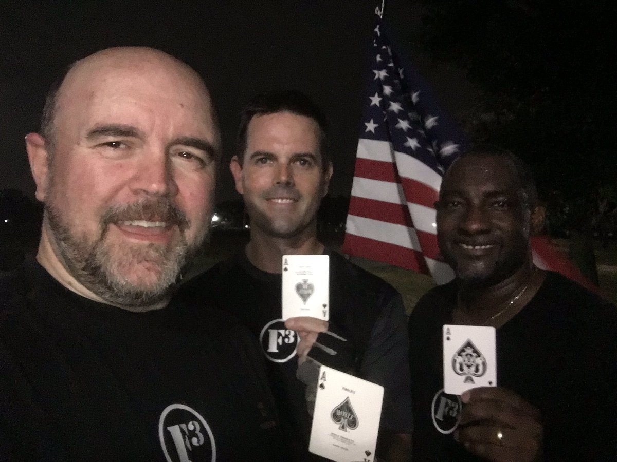 F3_Survivor's tweet photo. 3 PAX slinging lead at #ChainLocker for our brother #DoubleDown. @F3Louisville @LeonardiMark @F3Nation #ISI #DRP #MoreThanAWorkout https://t.co/PsbmOUDOsc