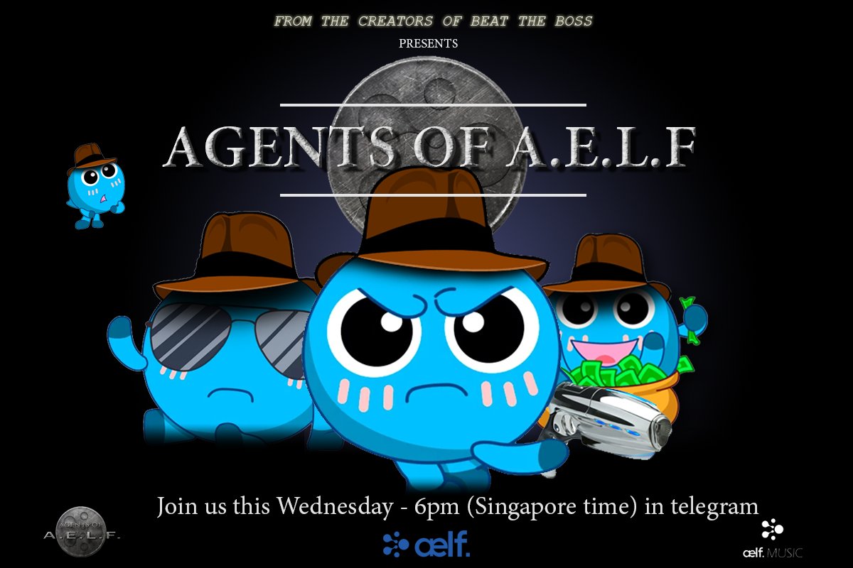 Gandalf_NFT's tweet photo. Calling all Agents! Agents of A.E.L.F part 3 is launching tomorrow night on telegram @ 6pm SG time. Puzzles 1 &amp; 2 proved to be quite tricky. But I also hear about a MASSIVE prize pool at the end! I wonder who will be the first few to solve part 3?!

#aelf #aelftrivia #beattheboss https://t.co/OxDXDYx6GO