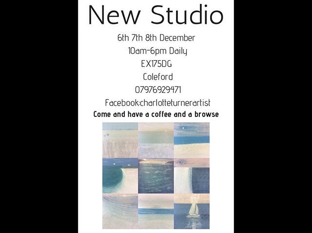 This week ..... exciting ❤️😊🌊👩‍🎨 #affordableart #openstudio #newstudio #seascapepainting #farrowandball #meditativeart #dreamscapes #tranquility #calm #largepaintings #middevon #devonlife #countryside #myfavouriteplaces ift.tt/2zIJ7ml