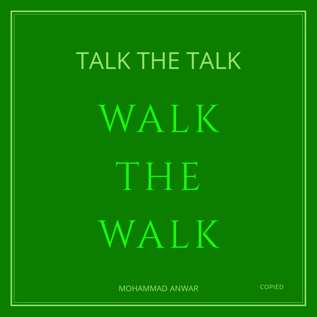 MdAnwarOfficial's tweet photo. #talkthetalkwalkthewalk #wordstoaction #implement #takeaction #startdoing #dreamtoaction #letactionspeak #actionsspeaklouder #actionsspeaklouderthanwords #stoptalkingandstartdoing #mdanwarofficial #mohammadanwar #mohammadanwarofficial https://t.co/7HPNlOc0yw
