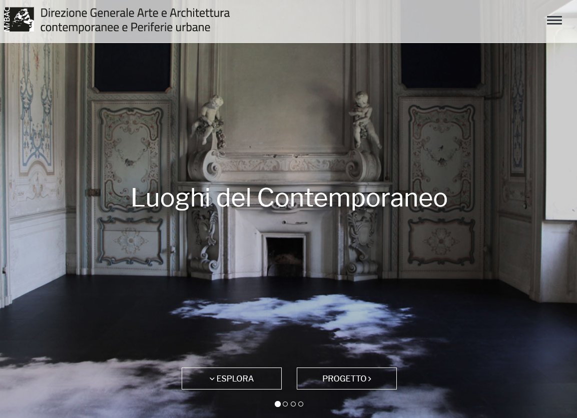 MuseumShare's tweet image. #LuoghidelContemporaneo un progetto promosso dal @_MiBAC per la mappatura e la promozione della rete dei luoghi dell'#artecontemporanea in Italia. Dategli un'occhiata! …oghidelcontemporaneo.beniculturali.it/progetto