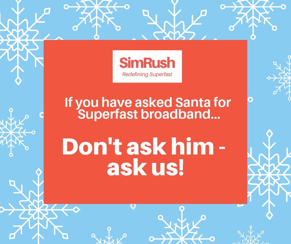 Sim_Rush's tweet photo. We're turning #NotSpots into 🔥 #HotSpots
Santa can't give you broadband - but we can! 
💻Contact us today to get online:
👉 https://t.co/UN122VeIKb   

#ruralbroadband #broadband #speedchecker #4GCalling #NoMoreNotSpots https://t.co/p4jw35lVfL