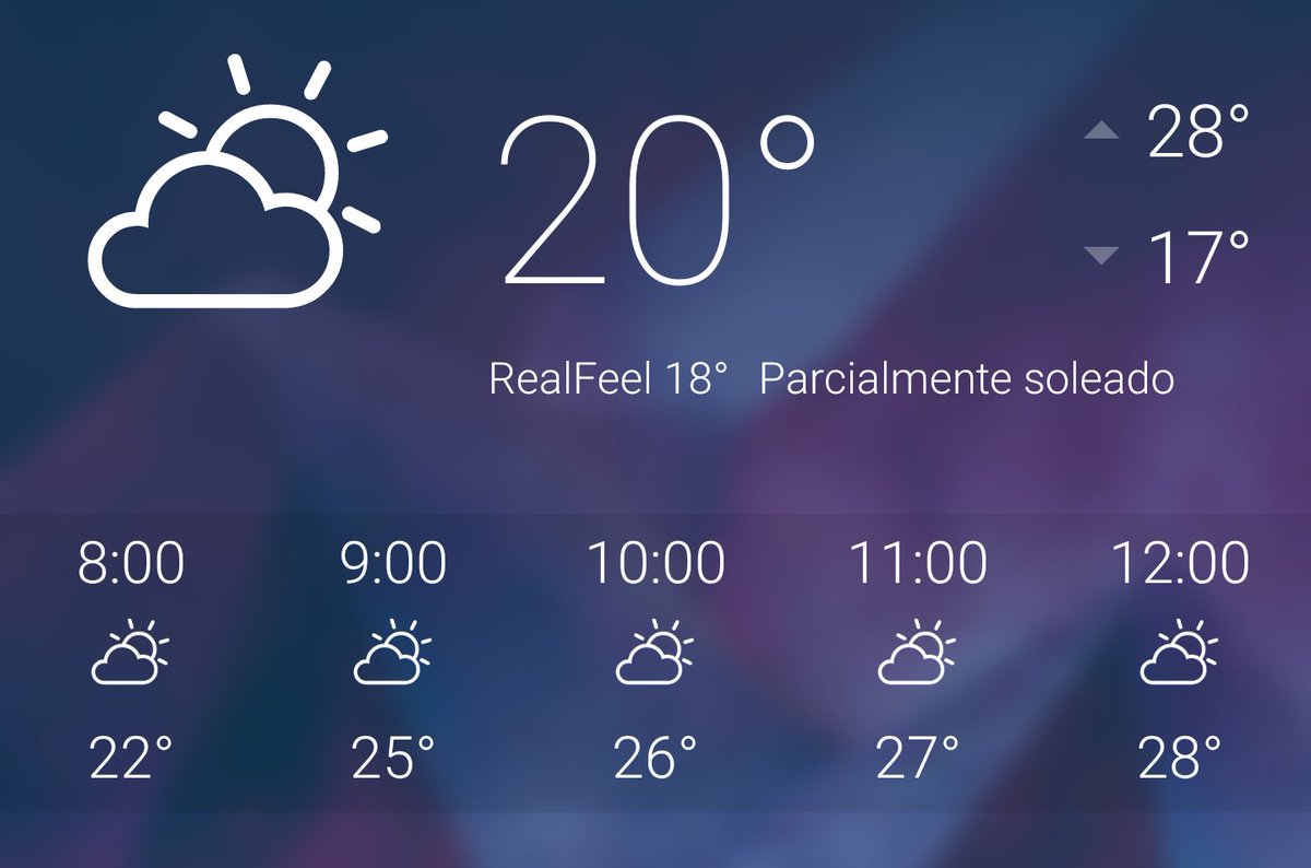 clima en grados centígrados