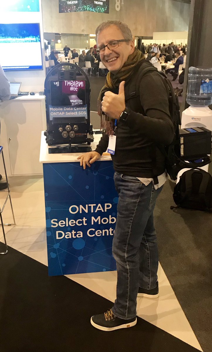 PatanoRoberto's tweet image. Real Mobile Data Center with #ONTAPSELECT #netappinsight18