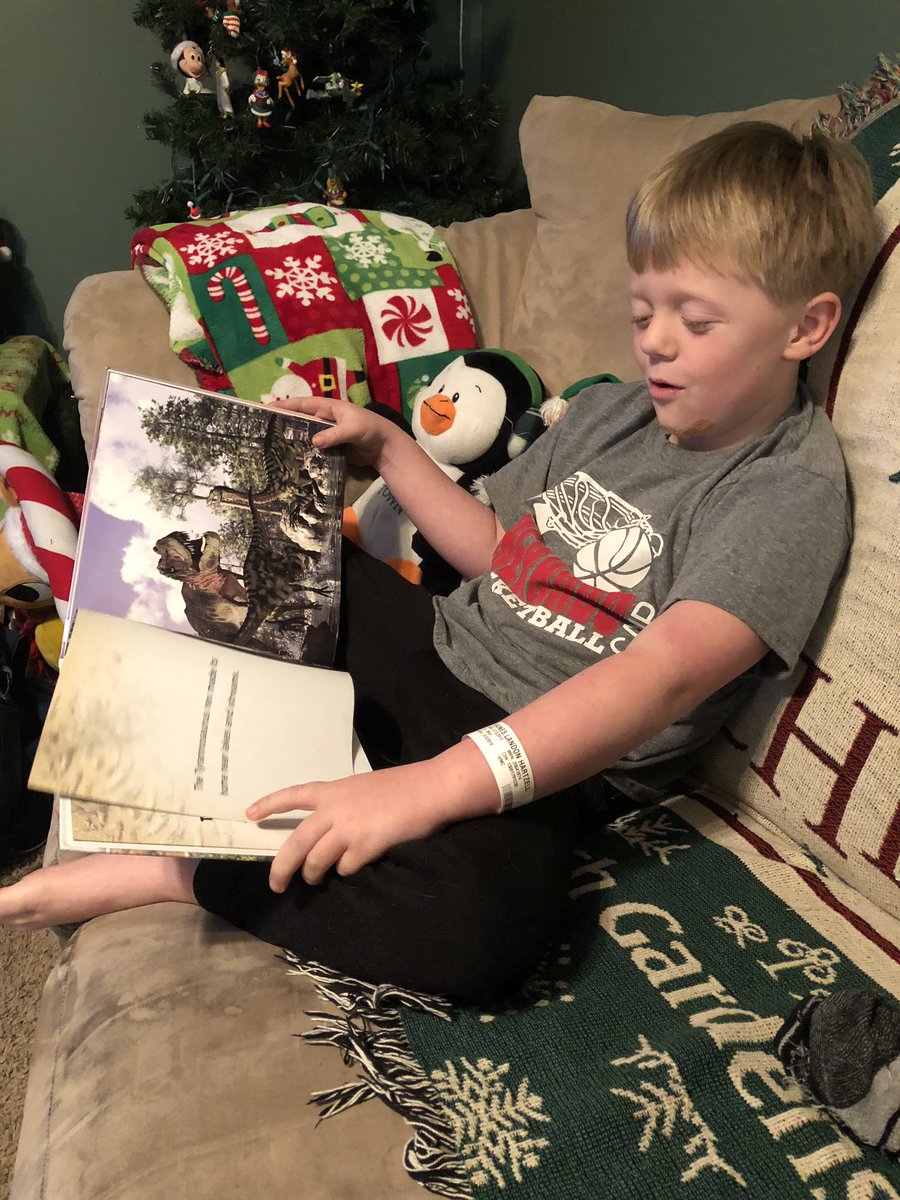 ahaines0915's tweet photo. Nothing brings me more joy then when our son comes home excited about his new library book and starts reading! #loveofreading https://t.co/0XoeZYXVLy