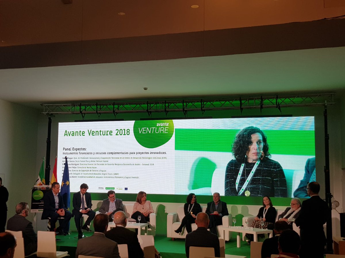 ¡Continuamos! #AvanteVENTURE18 Nabil Khayyat @CDTIoficial interviene en Panel #Expertos: #Instrumentosfinancieros y recursos complementarios para proyectos innovadores. También contamos con Fátima Rodríguez <a href="/ExtravalS/">EXTRAVAL SGR</a>, Armando Guerra, Carmen Felipe, <a href="/Mdsanz/">Manuel Diaz Sanz</a> <a href="/sngular/">Sngular</a> <a href="/wbaforum/">WBAF</a>...