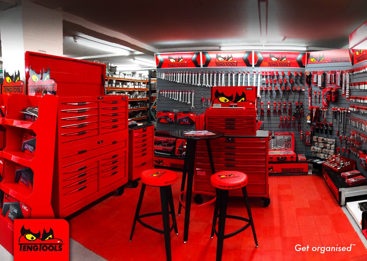 Check out the awesome display <a href="/Crossfords/">Crossfords</a> in Cwmbran!! 🤘👺

#getorganised #garagegoals #petrolheads #auto #mechanic #engineer #tools #speedway #brisca