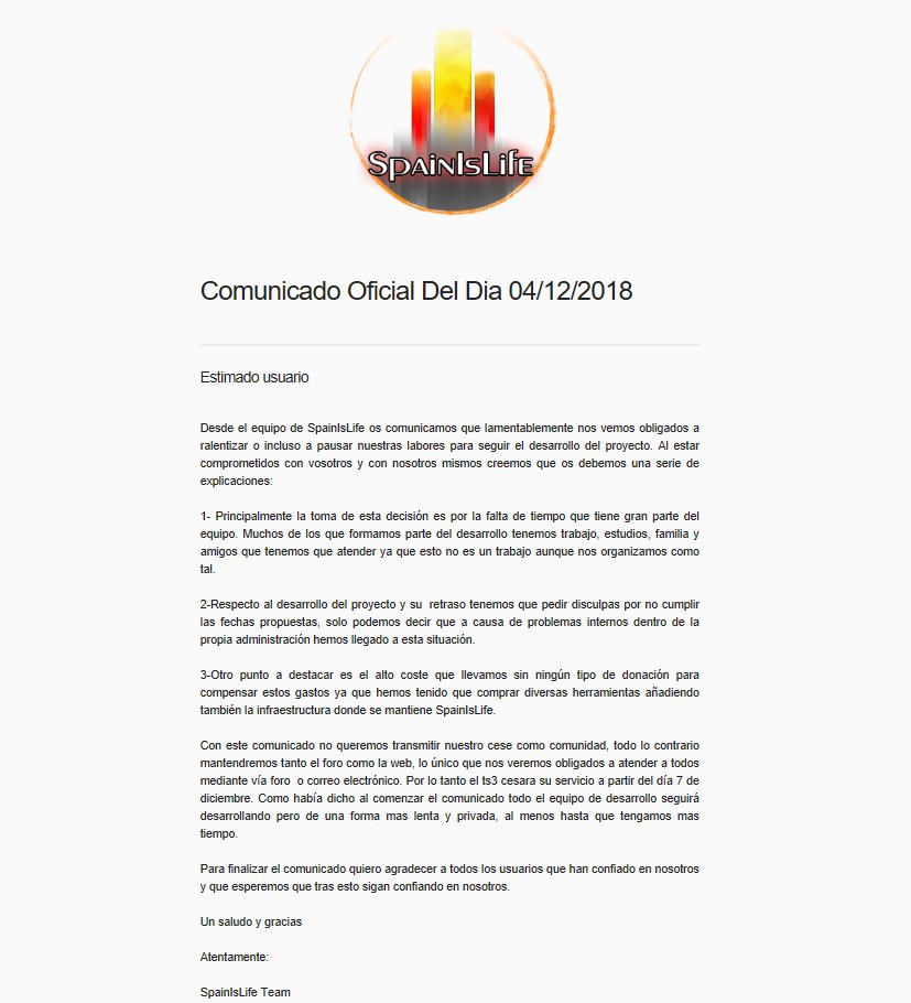 Comunicado 04/12/2018.