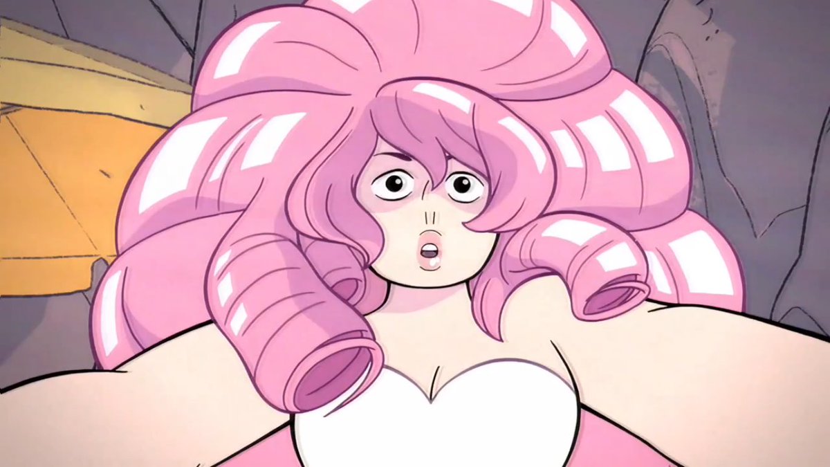 An old redraw #StevenUniverse #RoseQuartz.