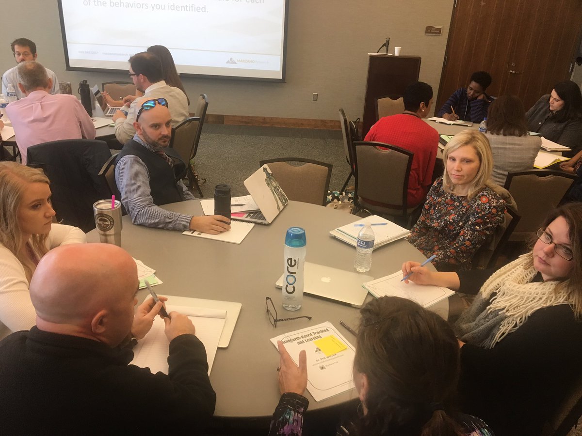 GoodwinKhristie's tweet photo. Check out this 3 table school team @OHSJackets1 on the front row learning with @pbwarrick about using assessment to lead students to Higher Levels of Learning! Insightful conversation! #GoBigO #ocscip https://t.co/7zrL7odjb3