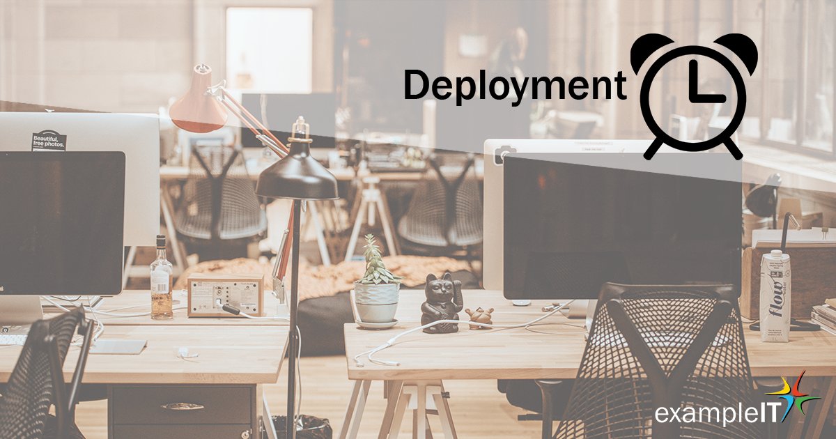 ExampleIT's tweet photo. Example IT offers an adhoc or ongoing project #deployment service throughout the UK &amp; EMEA. We promise to be there for you every step of the way to ensure a smooth and hassle free project! 
Please contact sales@exampleit.com to find out more! #ITDeployment #LeadingByExample https://t.co/CkJTMPNqAh