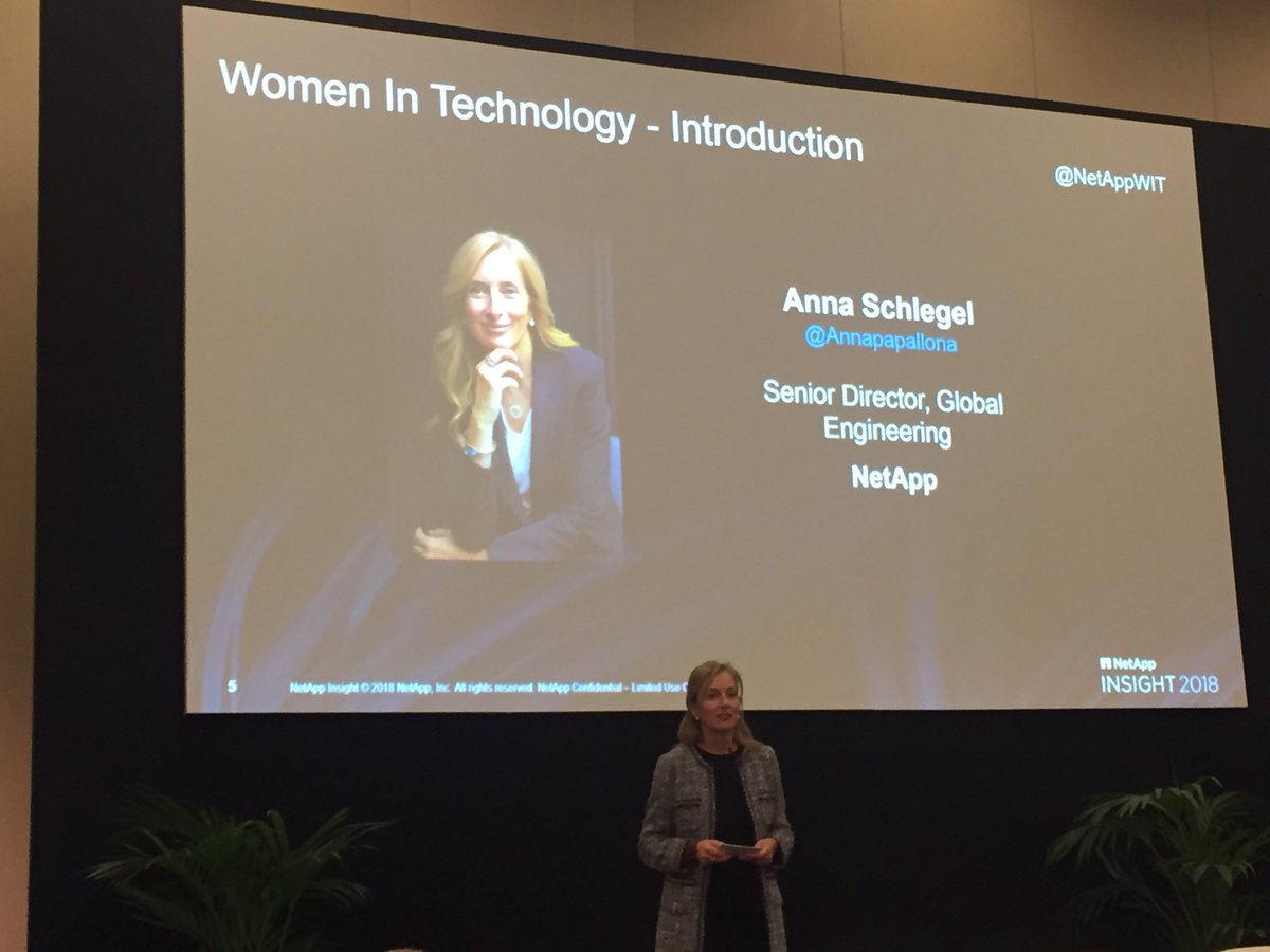 PeytStefanova's tweet image. What better way to kick off the #NetAppWIT event than with the inspiring @annapapallona, the chair of @NetAppWIT, who is driving diversity transformation within NetApp on a daily basis #NetAppInsight