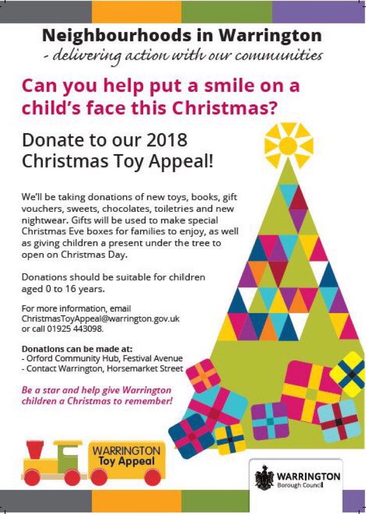 Are you able to help with a local appeal ? Please see attached, if you are able to help please contact them direct 🎅🏻