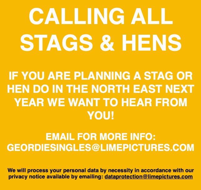 GeordieFilming's tweet photo. How would you fancy having your stag/hen party on Geordie Shore!!! Get in touch!
#geordieshore #stags #hen #tv #filming #mtv https://t.co/5qIMMRbWkn