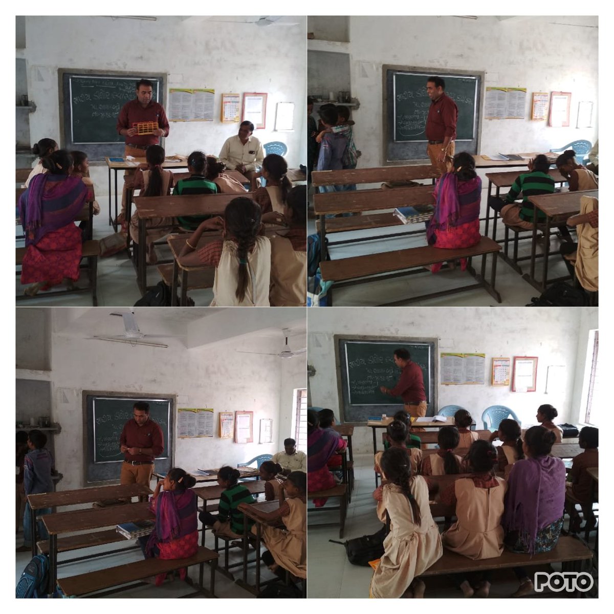 CdhoSabarkantha's tweet image. Today @jashvantgadh PHC TEAM celebrating Adolescent health Day At primary school #Budheli.discuse points about #Assertivecommunication, anger management, #substanceabuse and manstrual hygiene. Also done some role play. @goodparticipation of students.