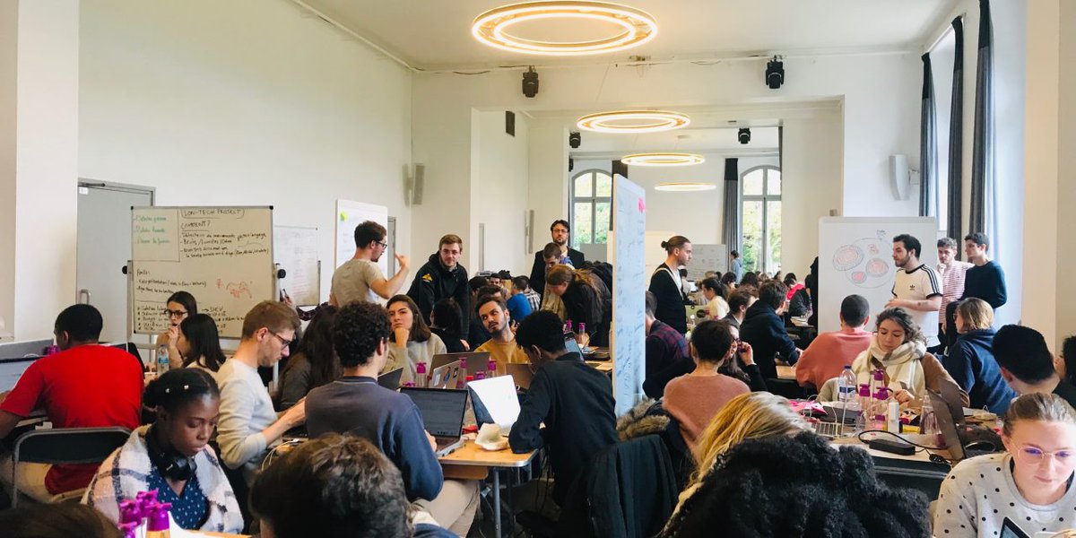 Nad_Alves's tweet photo. #HackForPlanet : le hackathon @ECV_Digital x Fondation @GoodPlanet_ :  Près de 300 cerveaux étaient en éruption pour développer une appli low-tech destinée à faciliter la cohabitation entre fermiers et éléphants en Afrique https://t.co/LVLiwCqpiZ v/ @JDGE_edicas #TechForGood https://t.co/lC2O1JOR5A