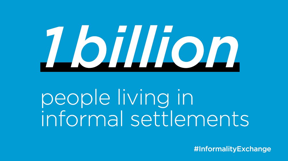 100ResCities's tweet photo. What does informality look like on the ground?
Roughly 1 billion people live in urban informal settlements worldwide. Projections by @UNHABITAT show that up to 1/3 of the global population could live in informal settlements by 2050.
#InformalityExchange https://t.co/9ty35UOJdQ